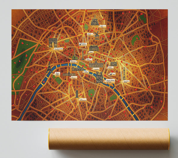 Monuments Of France Print