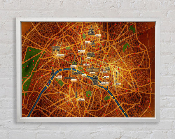 Monuments Of France Framed Print