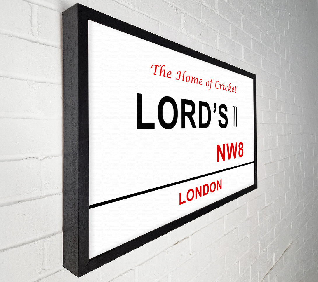 A Canvas Print of Lords Signs Canvas Art