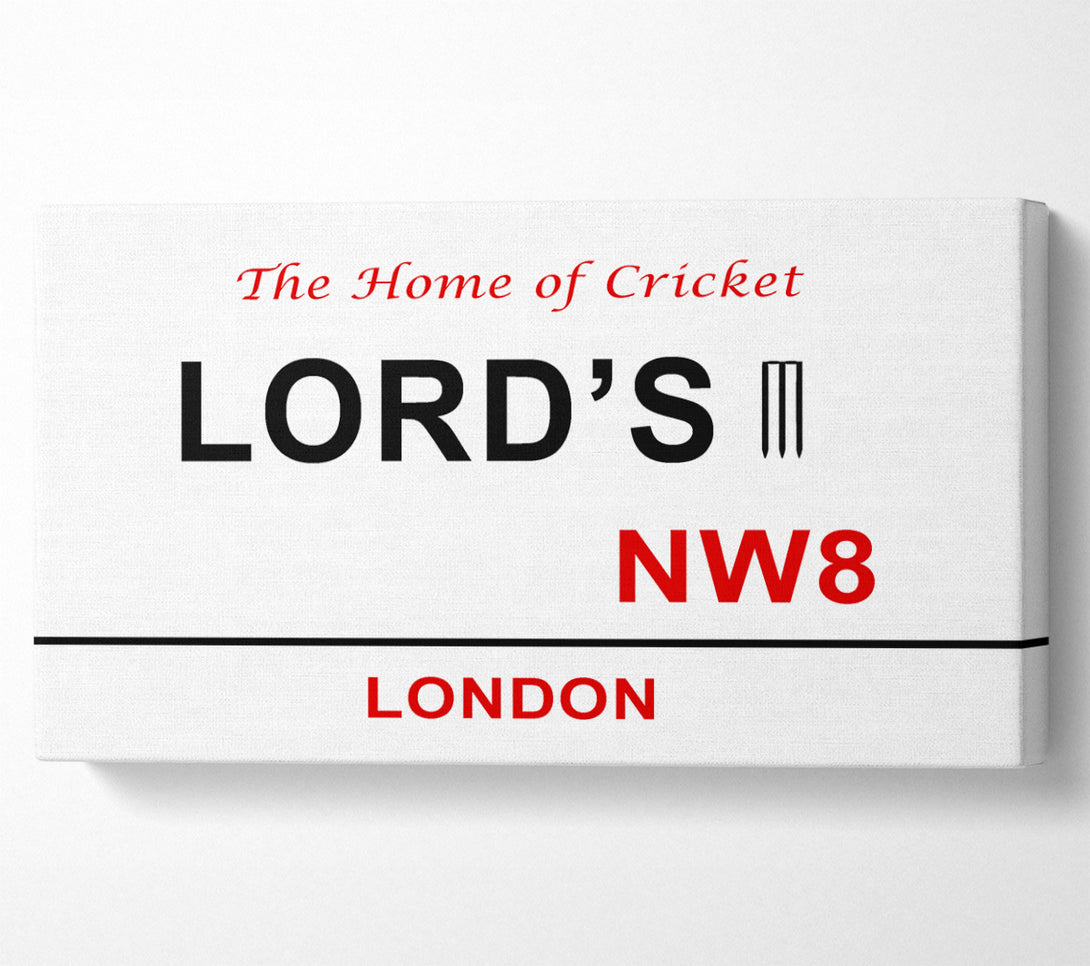  A Canvas Print of Lords Signs Canvas Art