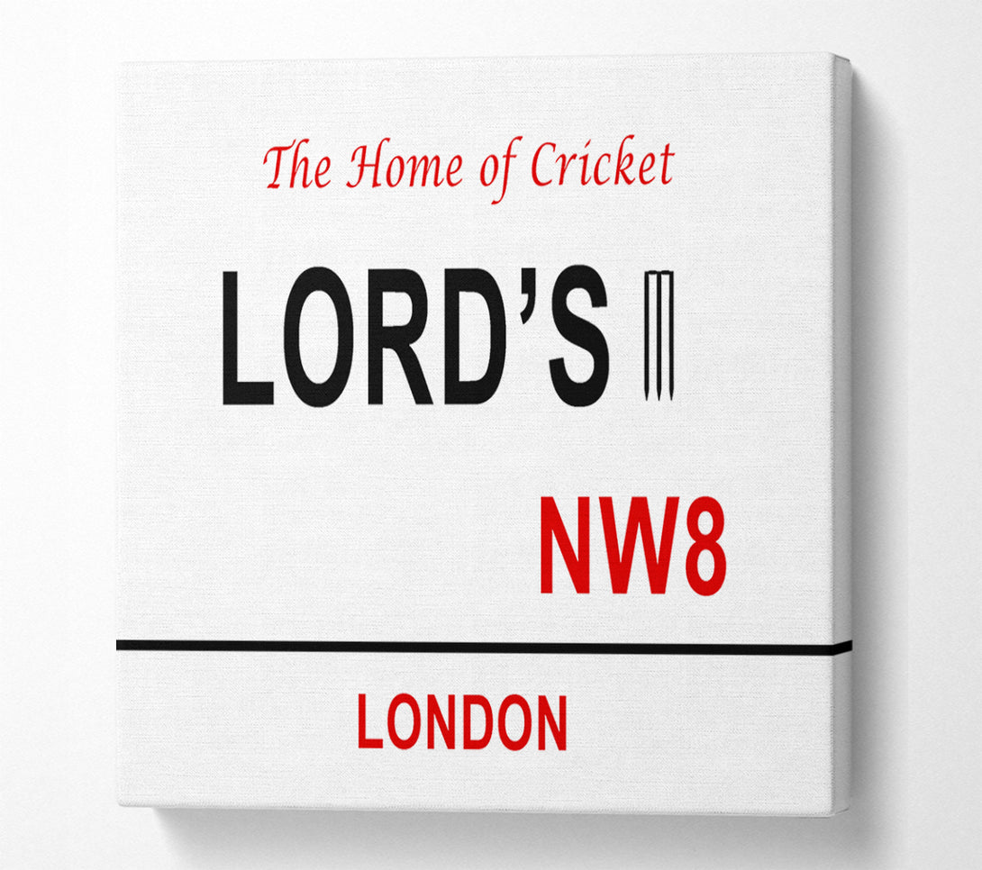  A Canvas Print of Lords Signs Canvas Art