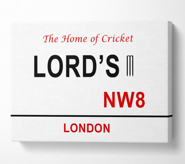  A Canvas Print of Lords Signs Canvas Art