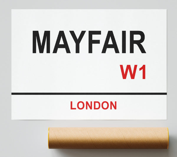 Mayfair Signs Poster