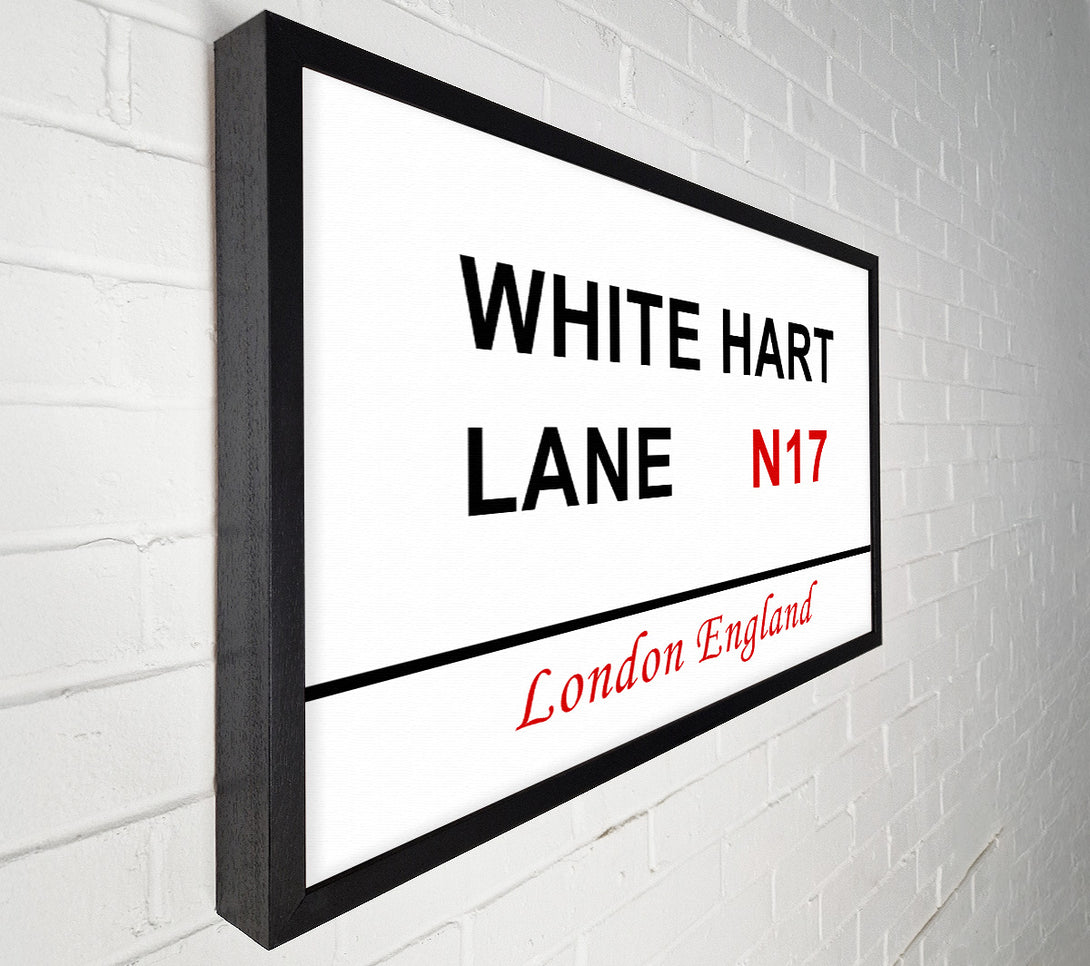  A Canvas Print of White Hart Lane Signs Canvas Print