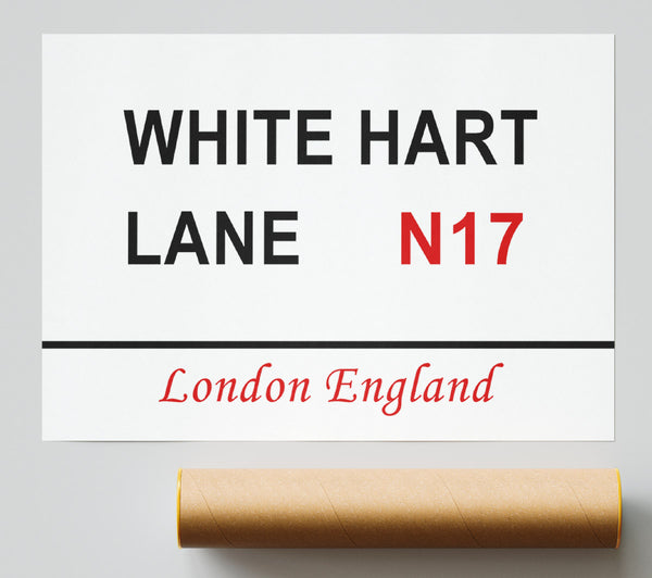 White Hart Lane Signs Giclee Print