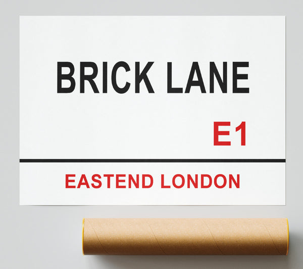 Brick Lane Signs Giclee Print