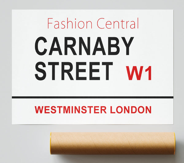 Carnaby Street Signs Print