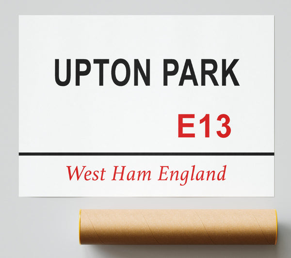 Upton Park Signs Giclee Print