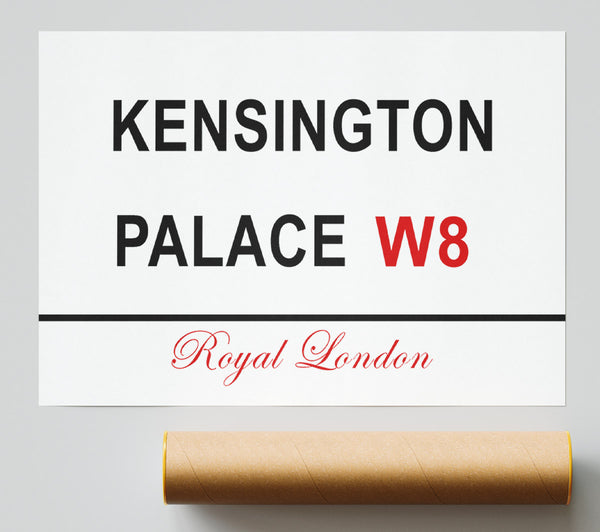 Kensington Palace Signs Print