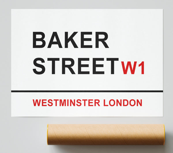 Baker Street Signs Print