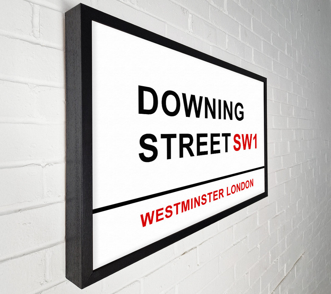  A Canvas Print of Downing Street Signs Canvas Art