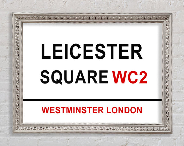 Leicester Square Signs Framed Print