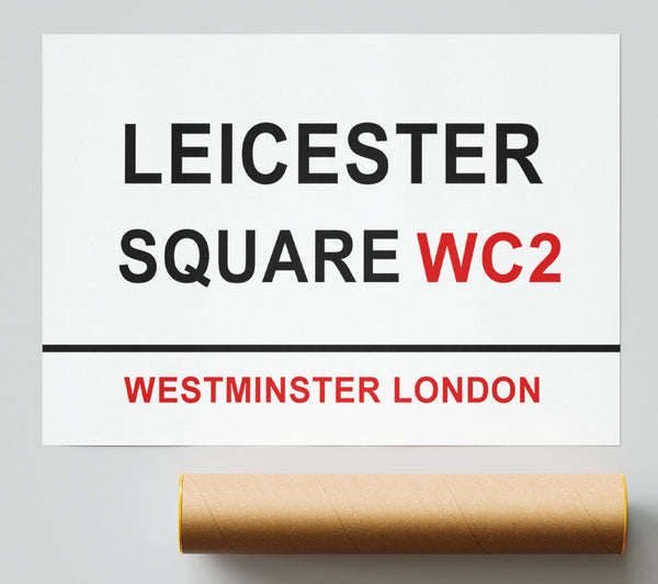 Leicester Square Signs Giclee Print