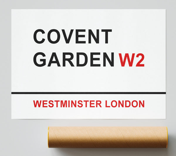 Covent Garden Signs Poster