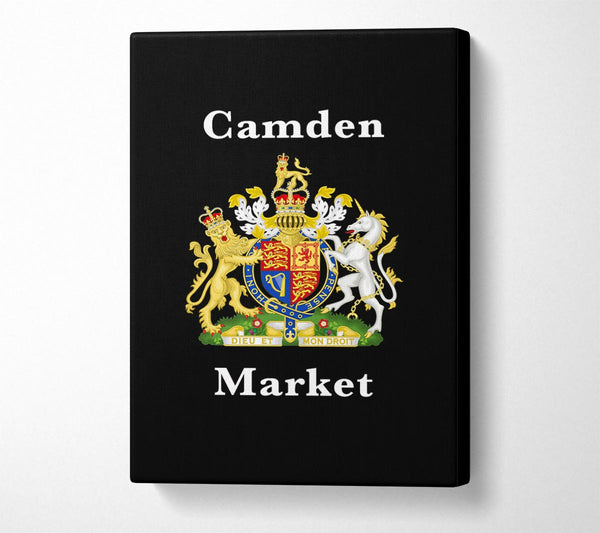  A Canvas Print of Camden Market Emblem Signs Canvas Print