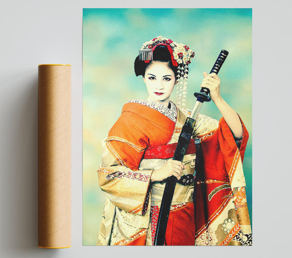 Samuria Warrior Print