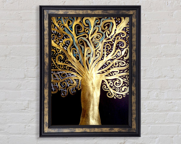 Klimt The Golden Tree Of Life Framed Print