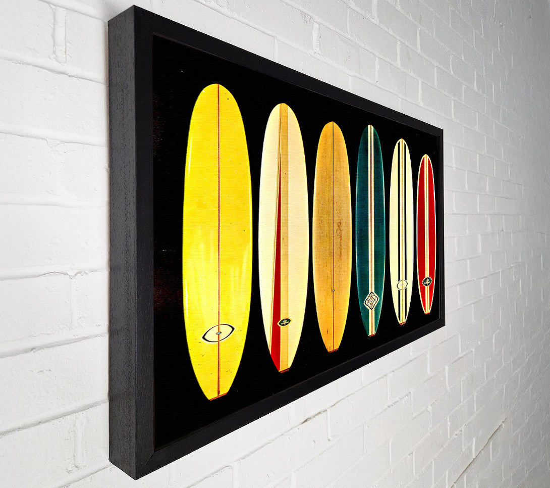 A Canvas Print of Surfboards At The Ready Canvas Wall Art