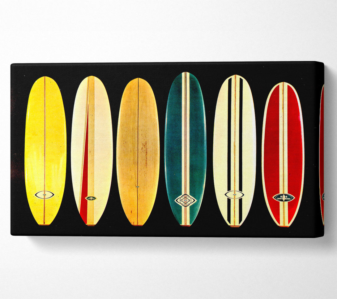  A Canvas Print of Surfboards At The Ready Canvas Wall Art