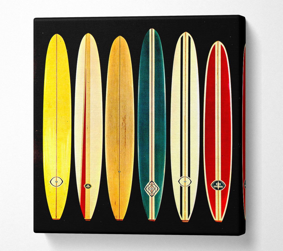  A Canvas Print of Surfboards At The Ready Canvas Wall Art