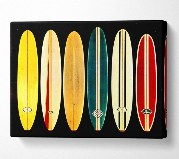  A Canvas Print of Surfboards At The Ready Canvas Wall Art