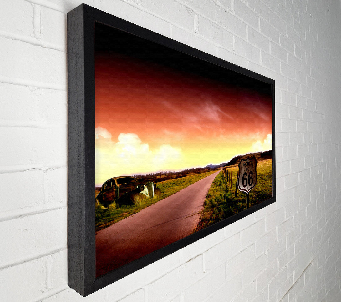  A Canvas Print of Drive Route 66 Canvas Wall Art