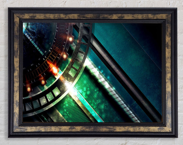 Fast Burn Framed Print