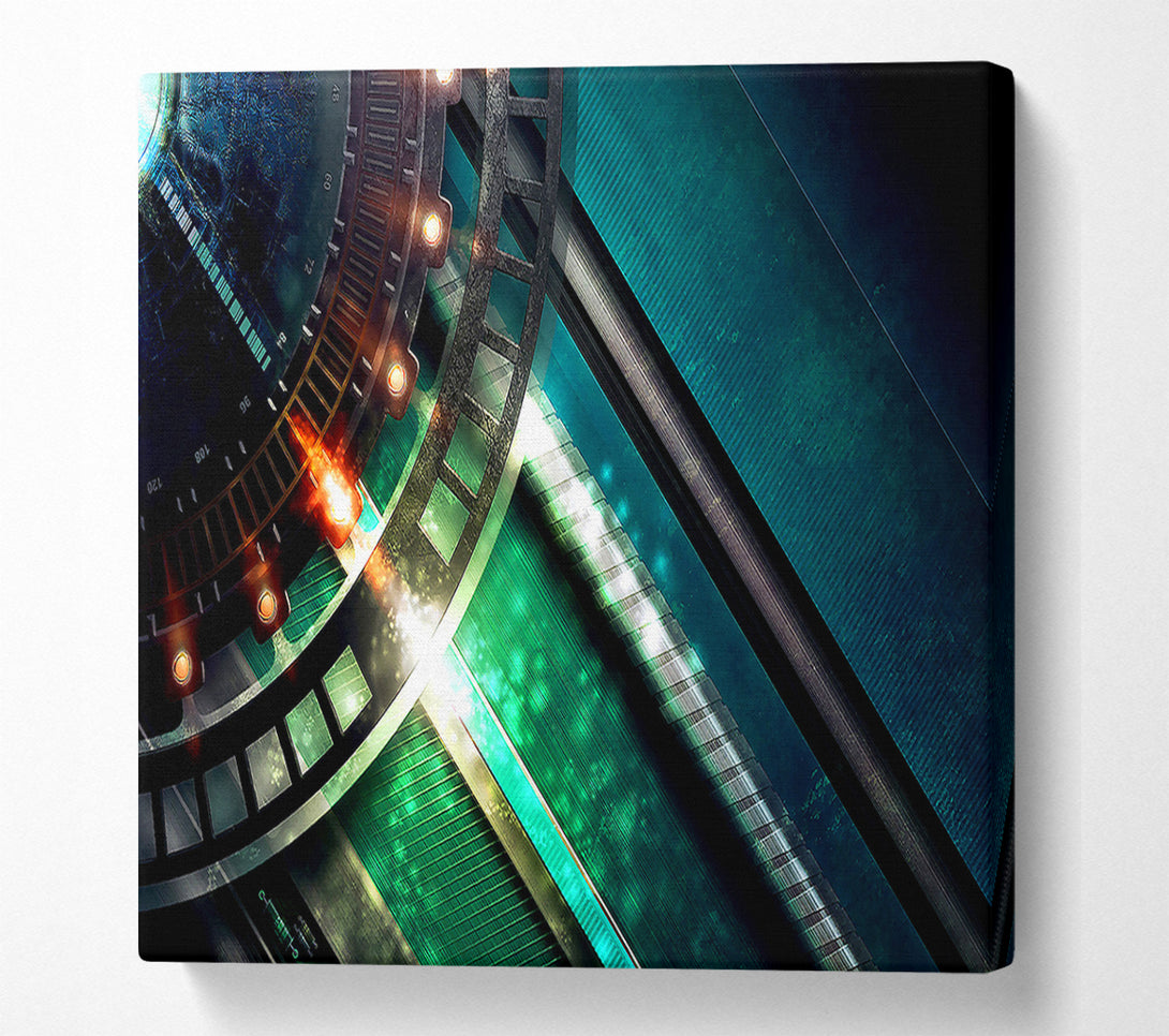  A Canvas Print of Fast Burn Canvas Wall Art