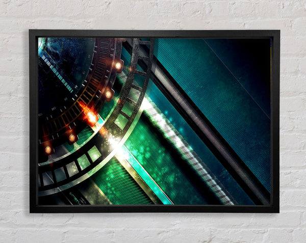 Fast Burn Framed Print