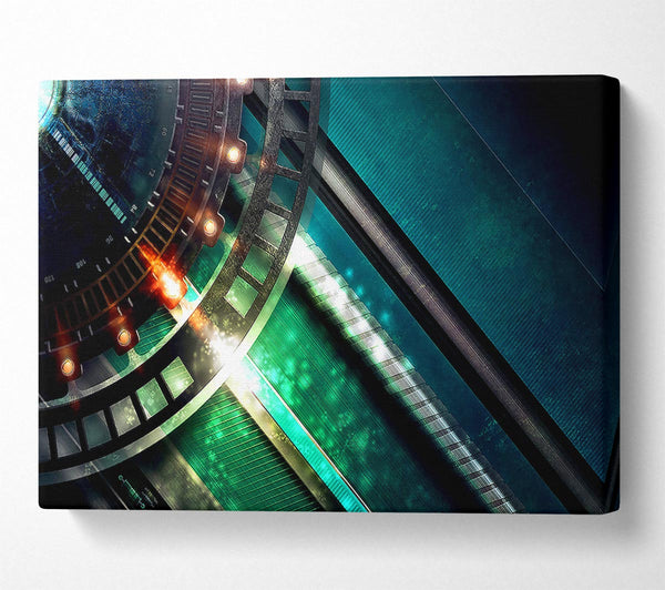  A Canvas Print of Fast Burn Canvas Wall Art