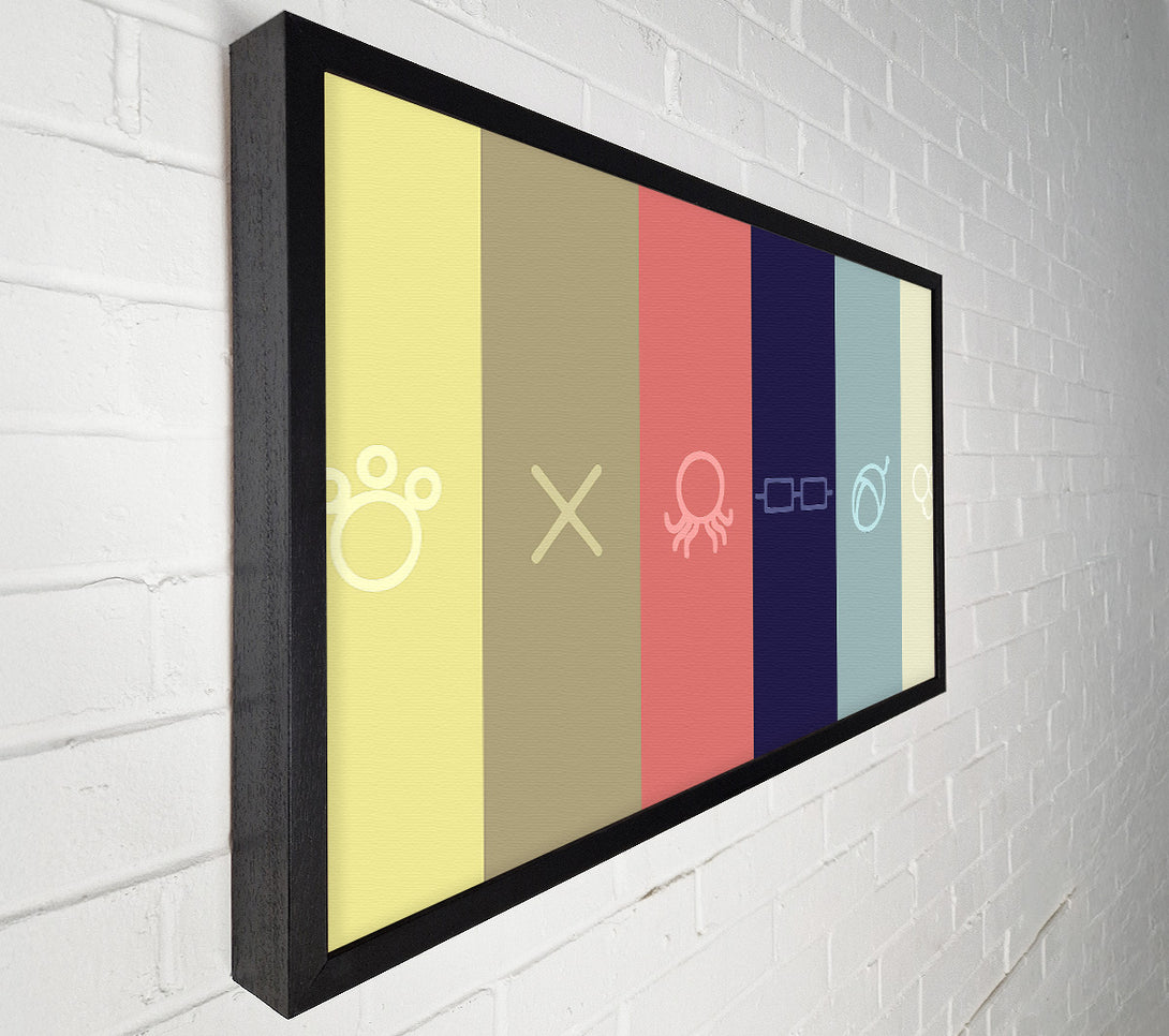  A Canvas Print of Symbols Canvas Print