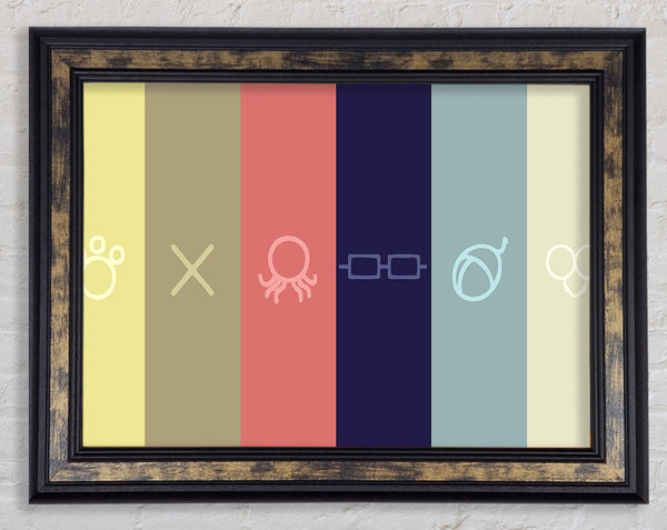 Symbols Framed Print