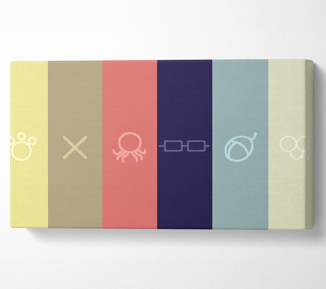  A Canvas Print of Symbols Canvas Print