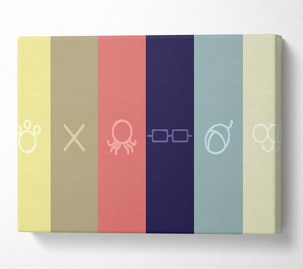 A Canvas Print of Symbols Canvas Print