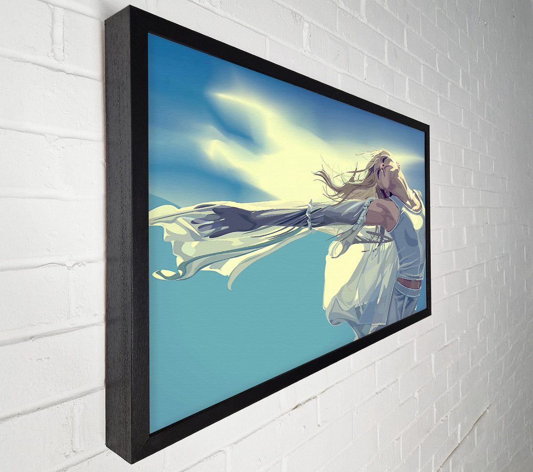  A Canvas Print of Wind Babe Canvas Art
