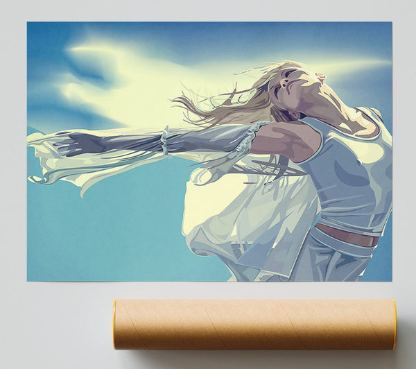 Wind Babe Giclee Print