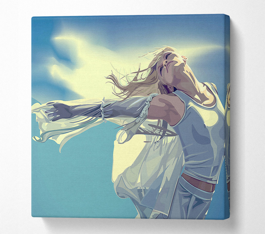  A Canvas Print of Wind Babe Canvas Art