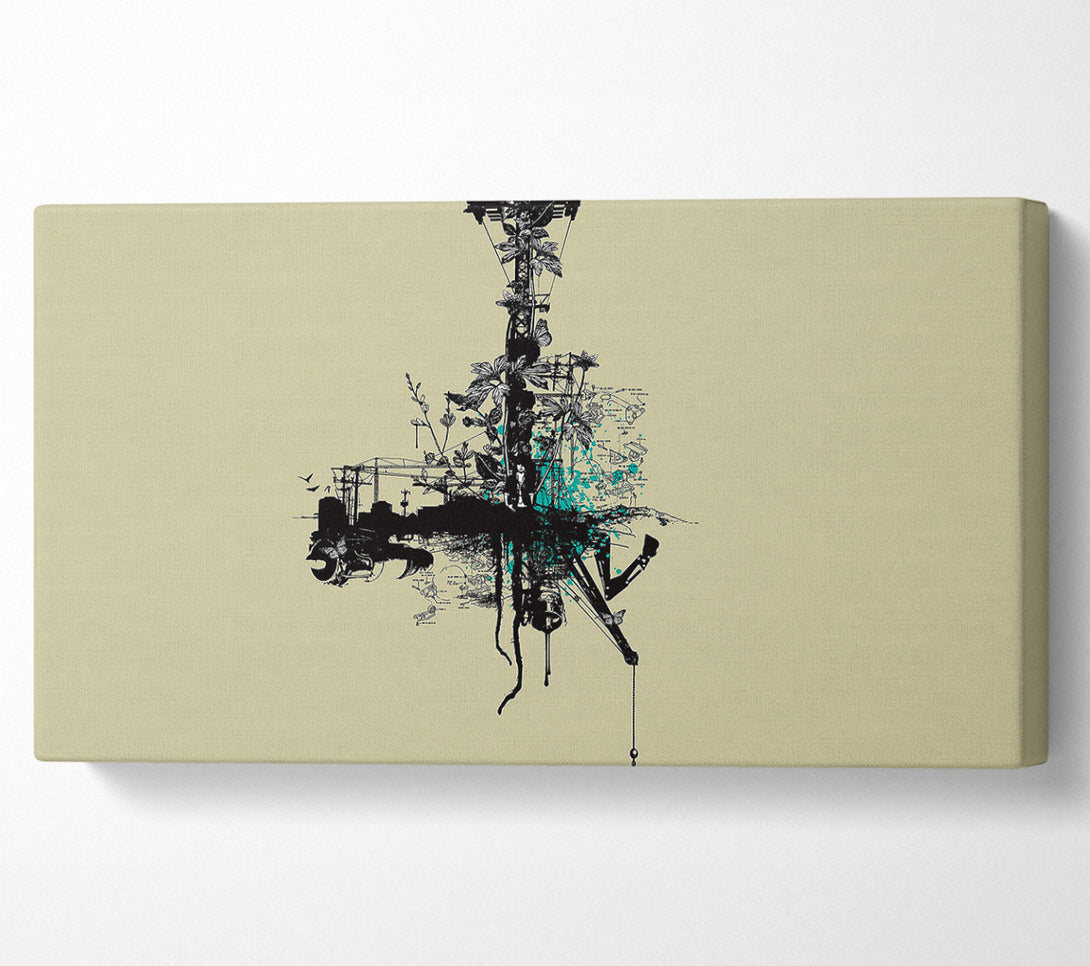  A Canvas Print of Melting Canvas Wall Art