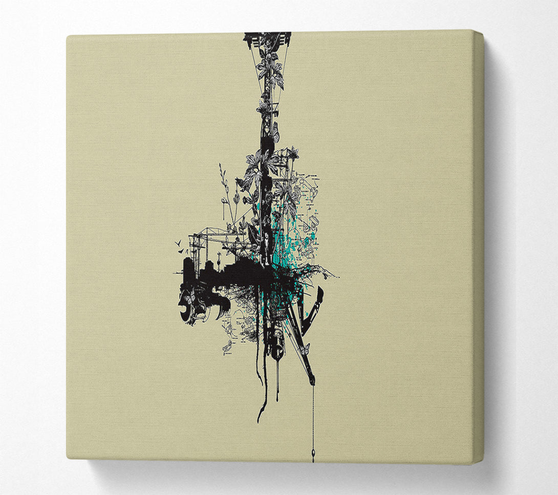  A Canvas Print of Melting Canvas Wall Art