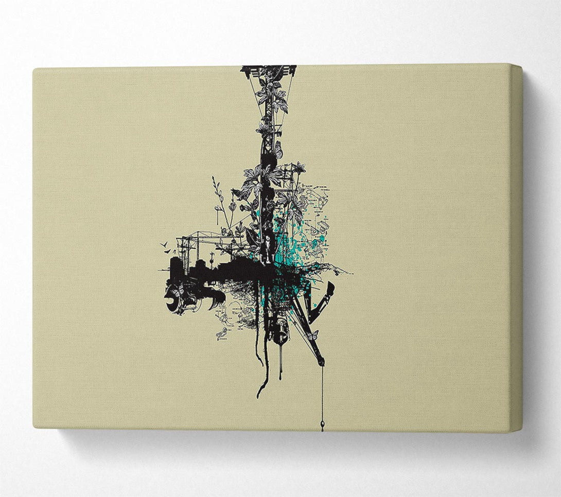  A Canvas Print of Melting Canvas Wall Art