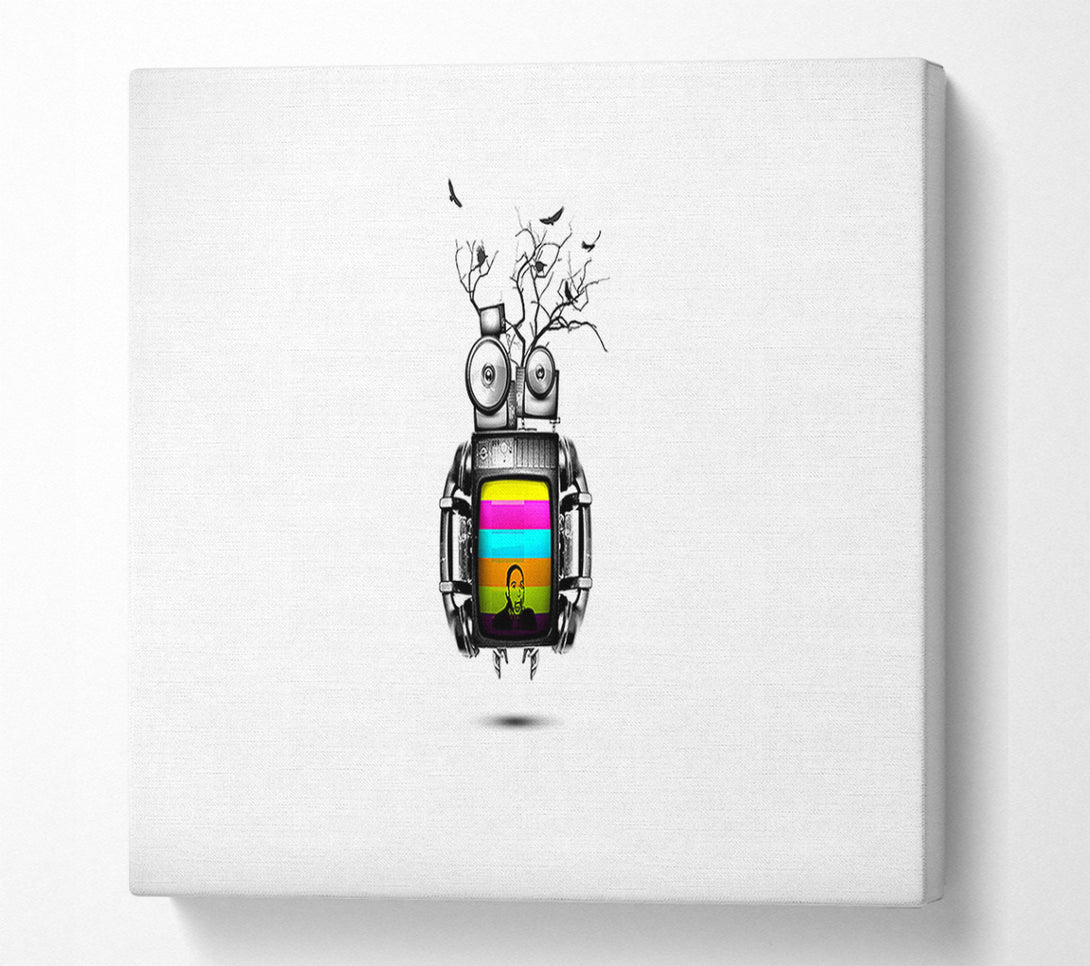  A Canvas Print of From The Future Canvas Print