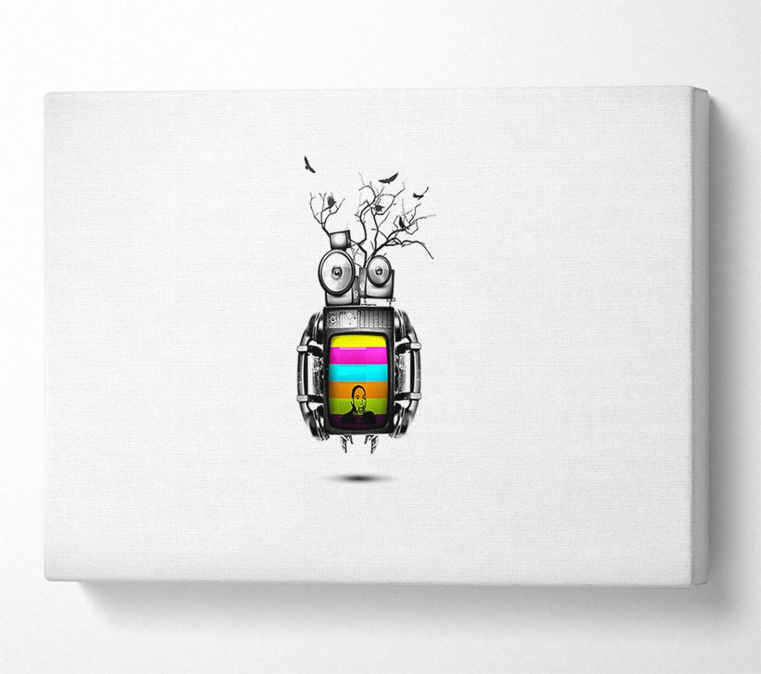  A Canvas Print of From The Future Canvas Print