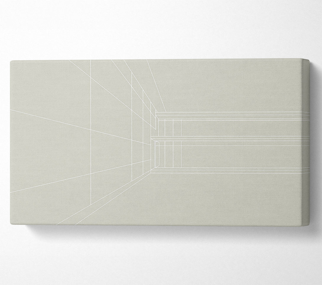  A Canvas Print of Building Plan Canvas Print