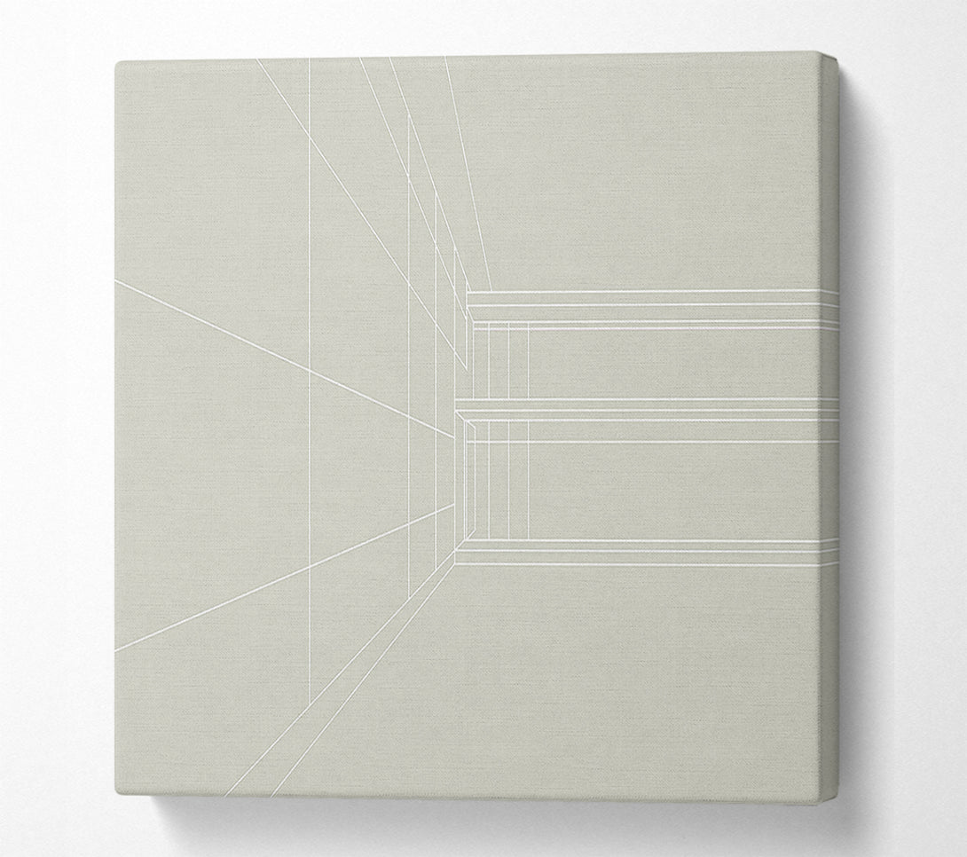  A Canvas Print of Building Plan Canvas Print