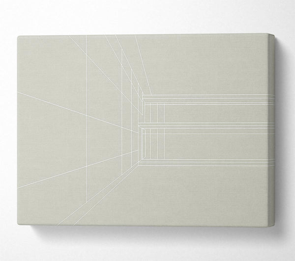  A Canvas Print of Building Plan Canvas Print
