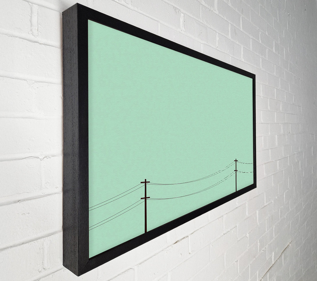  A Canvas Print of Telegraph Poles Canvas Wall Art