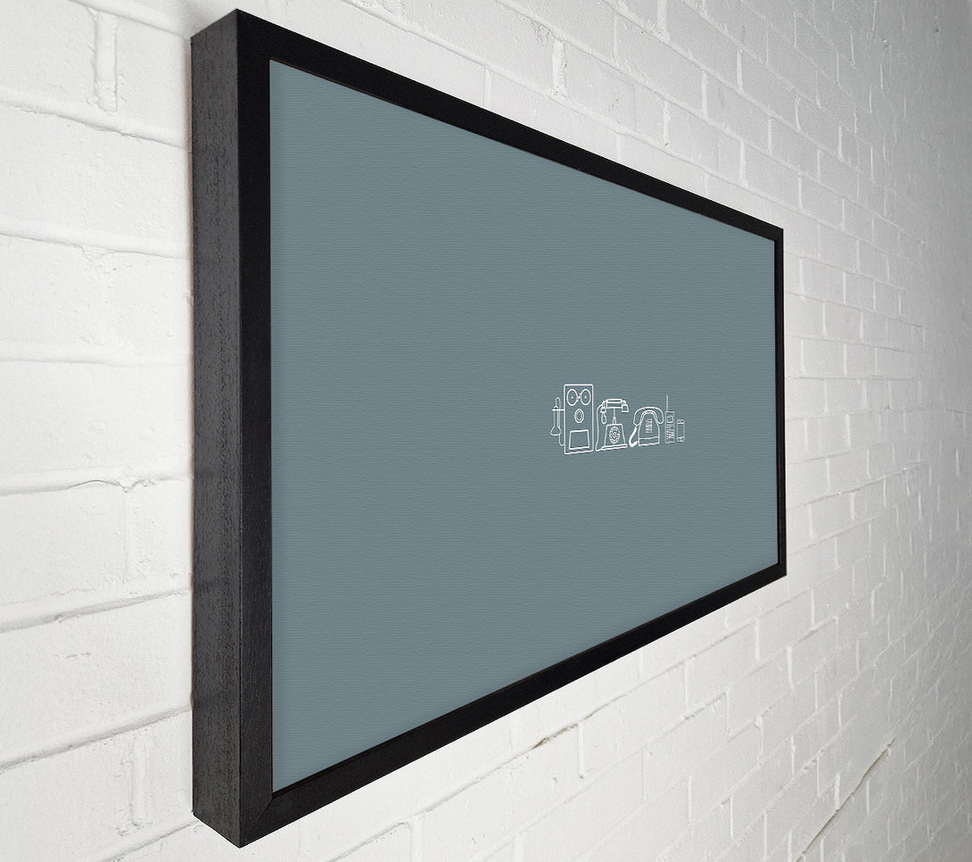  A Canvas Print of Phone Evolution Canvas Wall Art