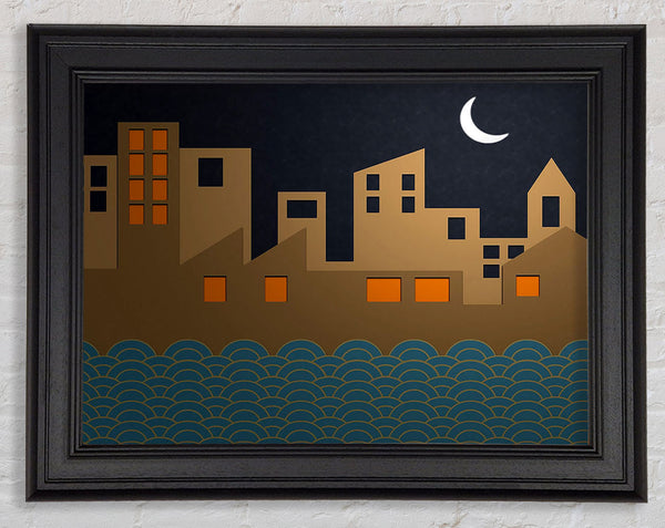 Life In Technic Colour Framed Print