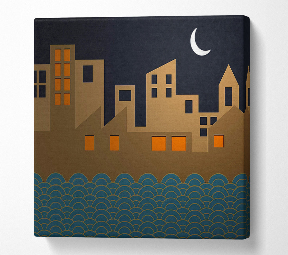 A Canvas Print of Life In Technic Colour Canvas Art