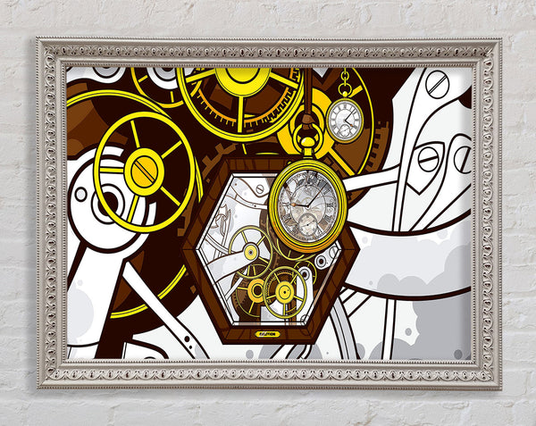 Clocks Framed Print
